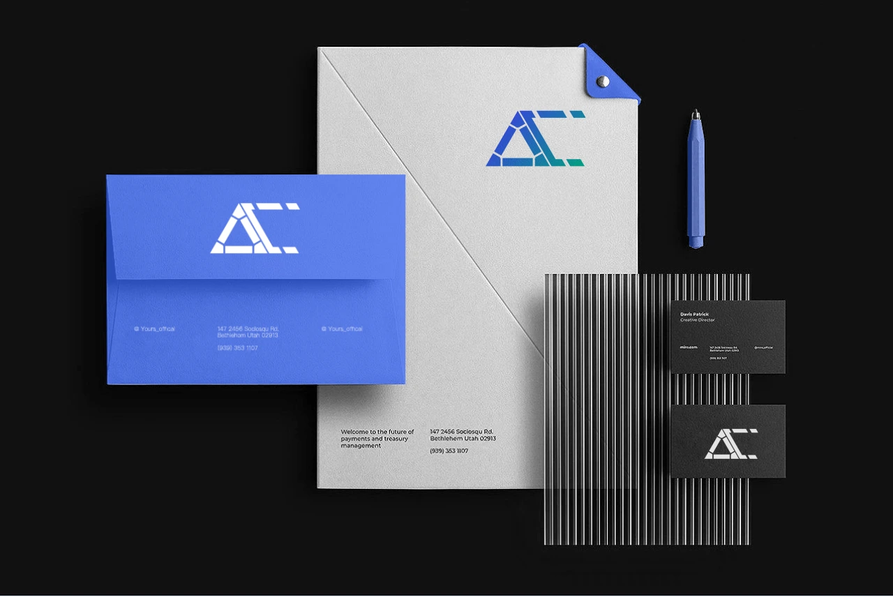 mockup business card envelope image
